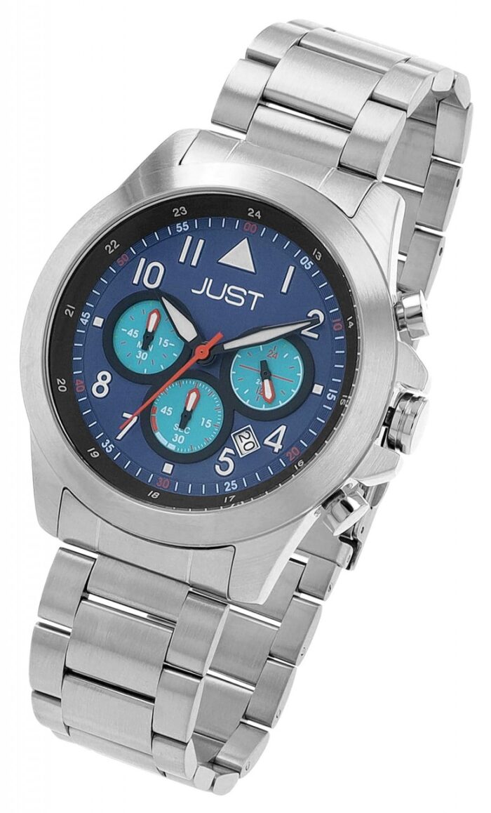 JUST Herrenuhr "Talor" Chronograph mit Edelstahlband, Ø 45 mm - Image 4