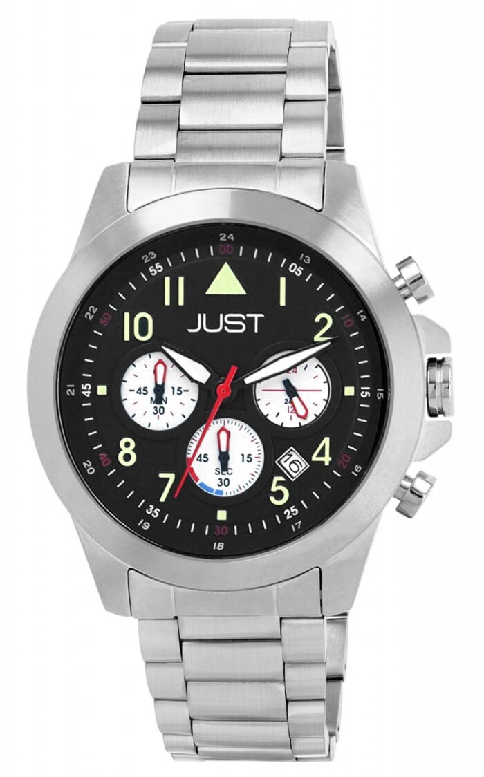 JUST Herrenuhr "Talor" Chronograph mit Edelstahlband, Ø 45 mm - Image 8