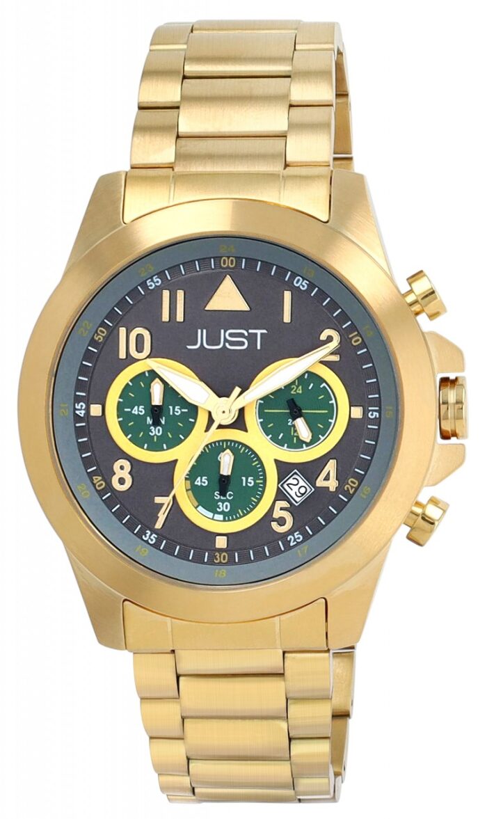 JUST Herrenuhr "Talor" Chronograph mit Edelstahlband, Ø 45 mm - Image 12