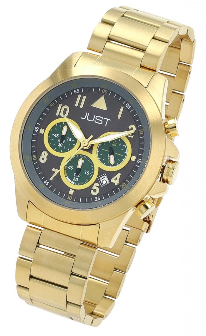 JUST Herrenuhr "Talor" Chronograph mit Edelstahlband, Ø 45 mm - Image 15