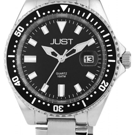 Just Herrenuhr "Ruben" mit Edelstahlband, Ø 43 mm, 10 ATM