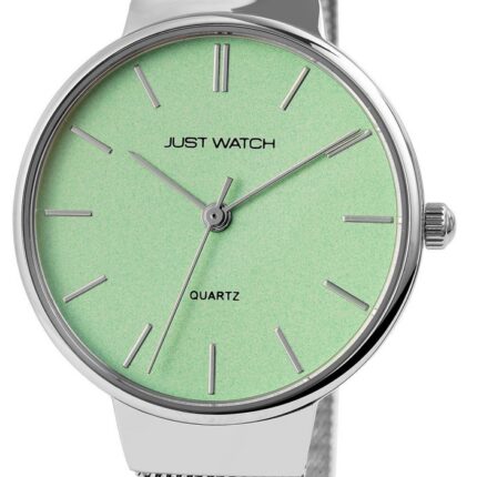 Just Watch Damenuhr Edelstahl Meshband