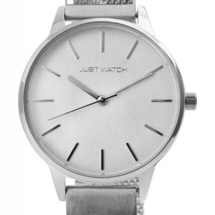 Just Watch Damenuhr mit Milanesearmband, Magnetverschluss