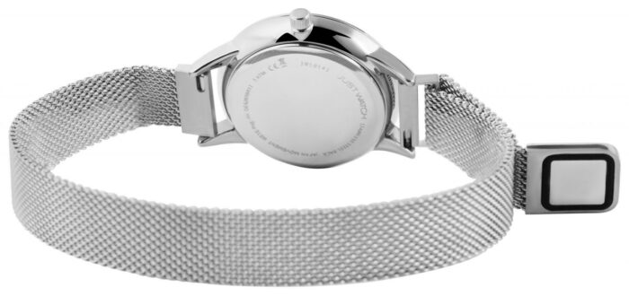 Just Watch Damenuhr mit Milanesearmband, Magnetverschluss - Image 3
