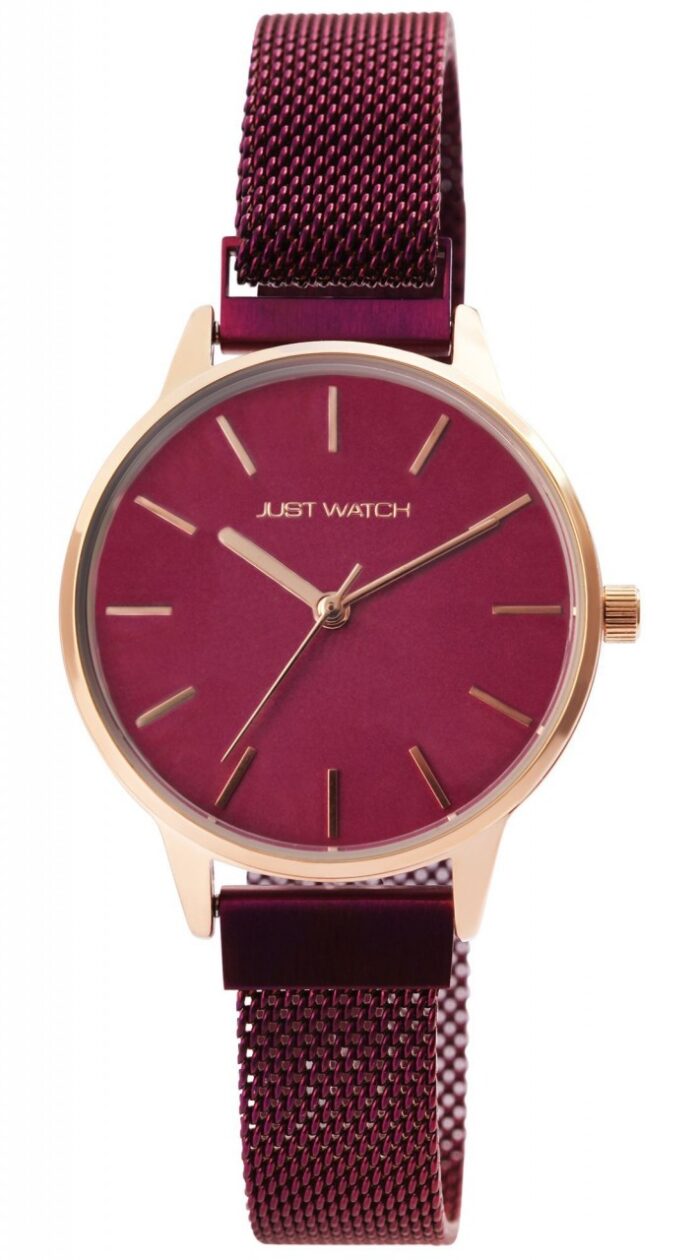 Just Watch Damenuhr mit Milanesearmband, Magnetverschluss - Image 13