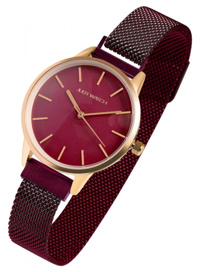 Just Watch Damenuhr mit Milanesearmband, Magnetverschluss - Image 16