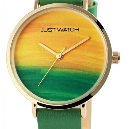 Just Watch Damenuhr mit Echtlederarmband