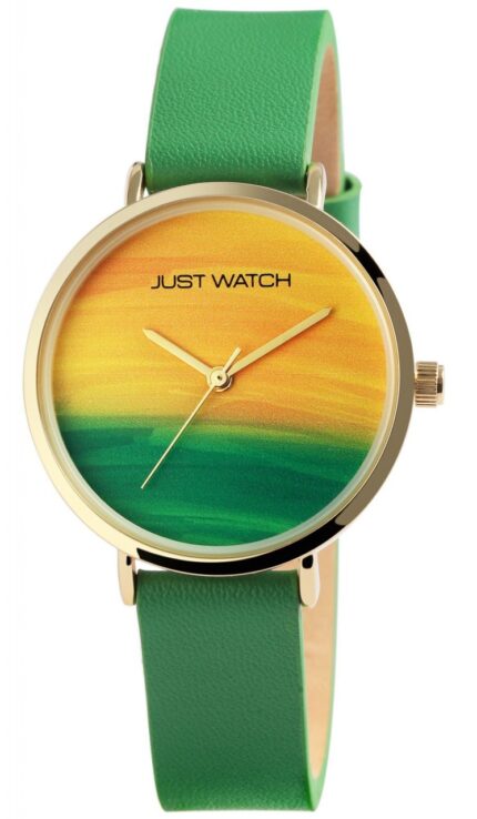 Just Watch Damenuhr mit Echtlederarmband