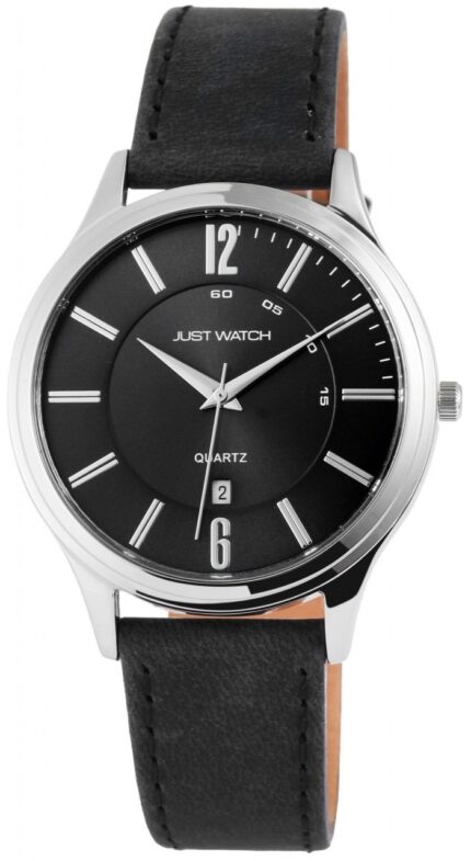 Just Watch Herrenuhr "Frederic" mit Echtlederband, Ø 42 mm
