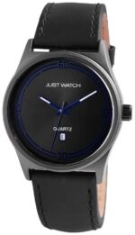 Just Watch Herrenuhr "Bennet" mit Echtlederband, Ø 43 mm