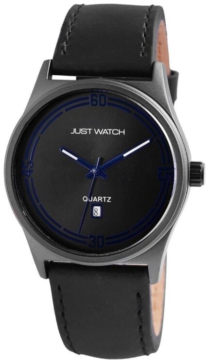 Just Watch Herrenuhr "Bennet" mit Echtlederband, Ø 43 mm