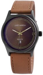 Just Watch Herrenuhr "Bennet" mit Echtlederband, Ø 43 mm - Image 5