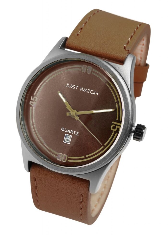 Just Watch Herrenuhr "Bennet" mit Echtlederband, Ø 43 mm - Image 8