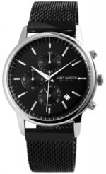 JUST WATCH EXCLUSIVE Herrenuhr "Albert" Chronograph, Edelstahl, Milanaise, Ø ...