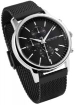 JUST WATCH EXCLUSIVE Herrenuhr "Albert" Chronograph, Edelstahl, Milanaise, Ø ... - Image 4