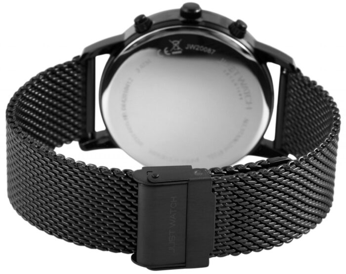 JUST WATCH EXCLUSIVE Herrenuhr "Albert" Chronograph, Edelstahl, Milanaise, Ø ... - Image 7