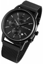 JUST WATCH EXCLUSIVE Herrenuhr "Albert" Chronograph, Edelstahl, Milanaise, Ø ... - Image 8