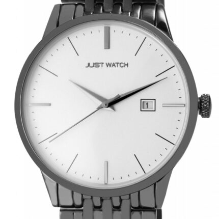 Just Watch Stainless Steel Band Watch 3ATM (Unisex) JW20095
