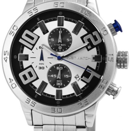 Just Watch Herrenuhr "Dylan" Chronograph, Edelstahlband, Ø 48 mm