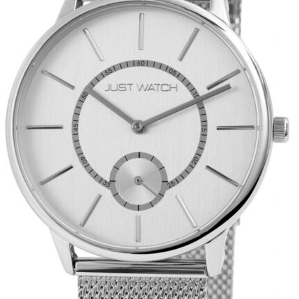 Just Watch Herrenuhr "Ralph" Milanaiseband, Edelstahl, Ø 40 mm