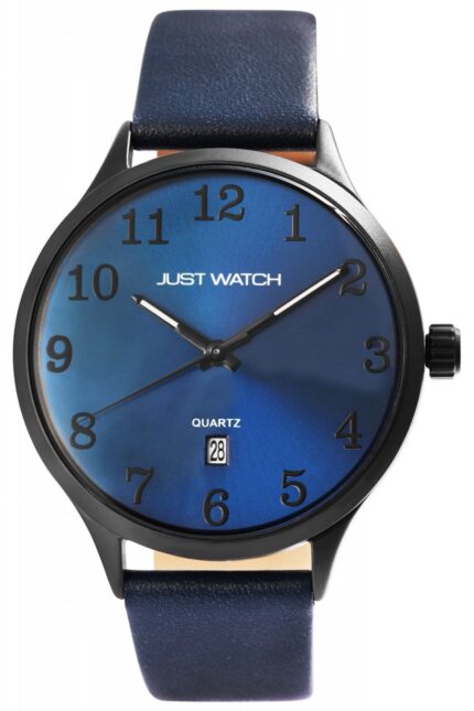 Just Watch Herrenuhr "Anthony" mit Echtlederband, Ø 44 mm