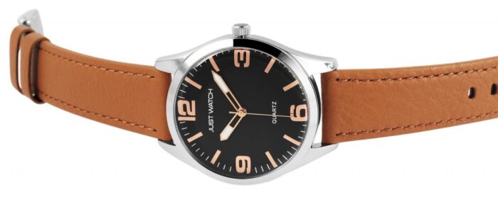 Just Watch Herrenuhr mit Echlederband - Image 2