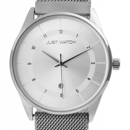 Just Watch Herrenuhr "Dakota" Milanaiseband, Edelstahl, Magnetverschluss, Ø 4...