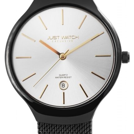 JUST WATCH EXCLUSIVE Unisexuhr "Laurence" Milanaiseband, Edelstahl, Ø 38 mm