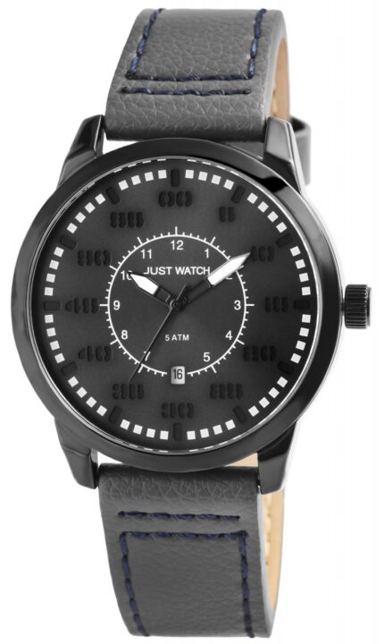 JUST WATCH "Benedict" Herrenuhr mit Echtlederband