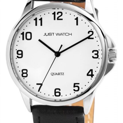 Just Watch "Bernard" Herrenuhr mit Echtlederarmband