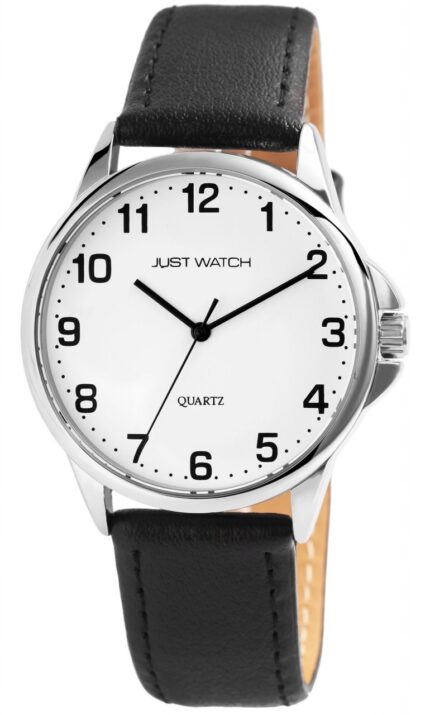 Just Watch "Bernard" Herrenuhr mit Echtlederarmband