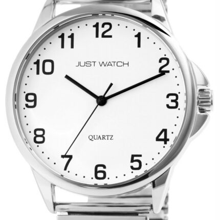 JUST WATCH "Ronny" Herrenuhr mit Edelstahlzugarmband
