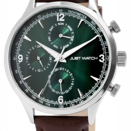 Just Watch Herrenuhr mit Echtlederarmband