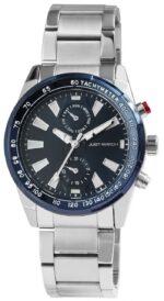 Just Watch Herrenuhr, Edelstahlarmband, Datum-& Wochentagsanzeige
