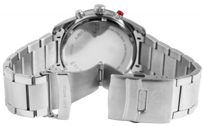Just Watch Herrenuhr, Edelstahlarmband, Datum-& Wochentagsanzeige - Image 3