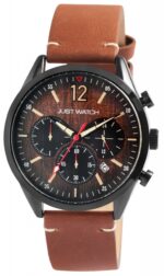 Just Watch Herrenchronograph "Theodor" mit Echtlederarmband