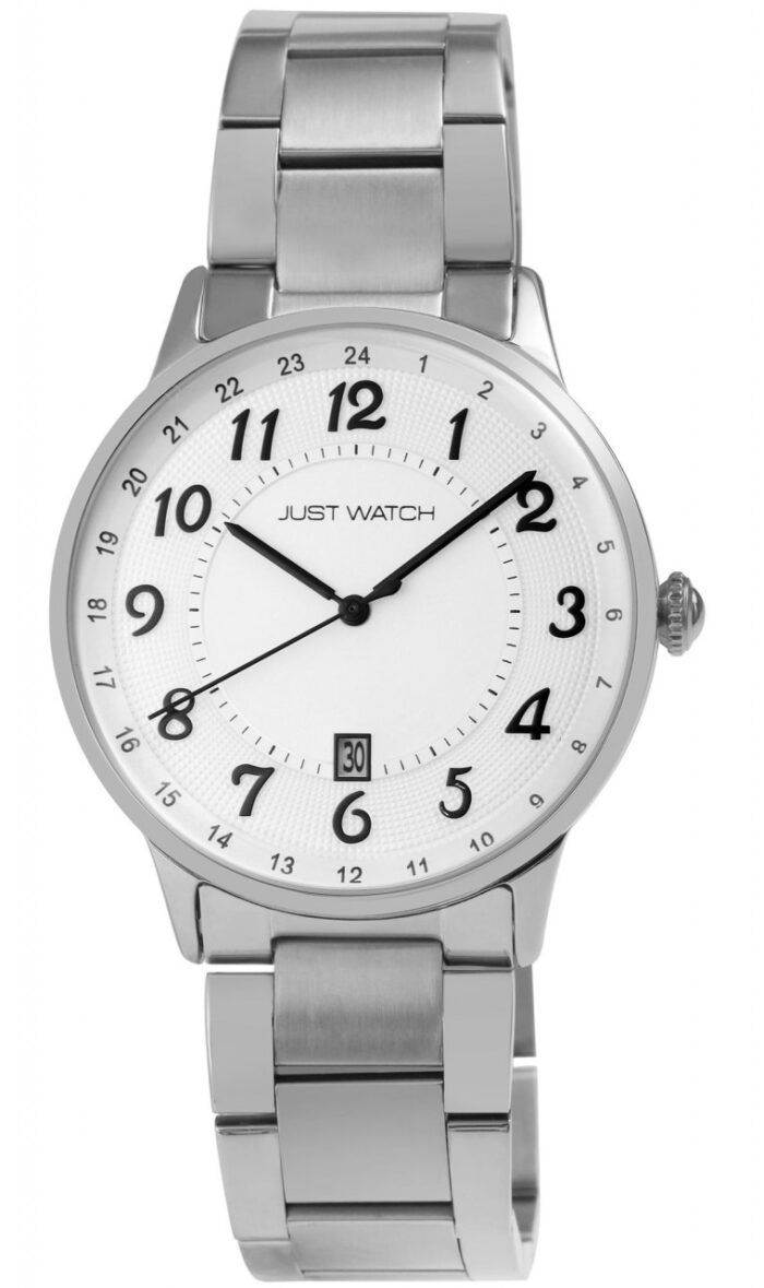 Just Watch Herrenuhr mit Edelstahlarmband - Image 1