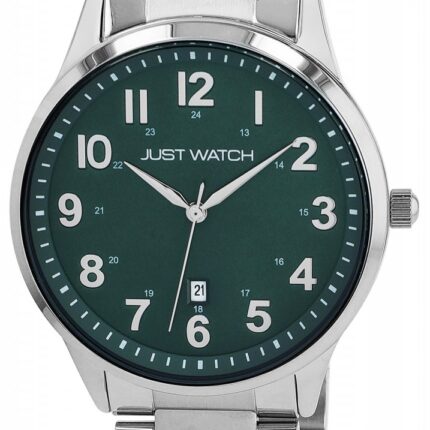 Just Watch Herrenuhr "Alvar" mit Edelstahl Gliederarmband, Datumsanzeige, Ø 4...
