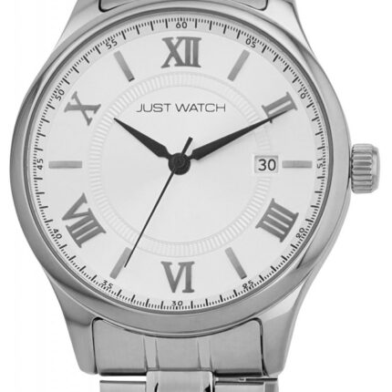 JUST WATCH Herrenuhr "Finn" mit Edelstahlband, Ø 41 mm, 5ATM