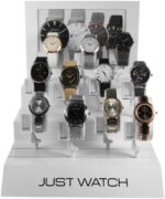 Just Watch Display für Uhren, Holz, weiß - Image 3