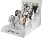 Just Watch Display für Uhren, Holz, weiß - Image 4