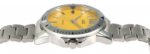Q&Q Herrenuhr, Edelstahlarmband, silberfarben/gelb, 5 ATM, Ø 44 mm - Image 2