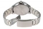Q&Q Herrenuhr, Edelstahlarmband, silberfarben/gelb, 5 ATM, Ø 44 mm - Image 3