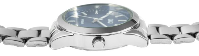 Q&Q Damenuhr, Metall, Edelstahlarmband, silberfarben, 5 ATM, Ø 31 mm - Image 5