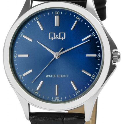 Q&Q Non Real-Leather Band Watch 3ATM (Men's) Q93A-004PY