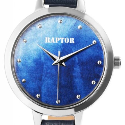 RAPTOR Damenuhr "Smooth" mit Echt Lederband