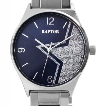 Raptor Damenuhr "Star" mit Edelstahlband