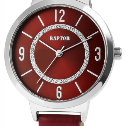 Raptor Damenuhr "Lieke" mit Echtlederarmband