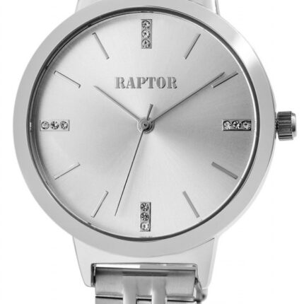 Raptor Damenuhr "Fleur" mit Edelstahlarmband