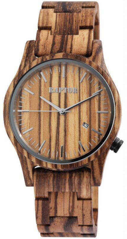 Raptor Herrenuhr "Pirate" aus Holz